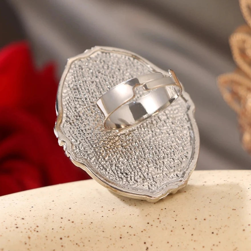 dos de bague camée grand format