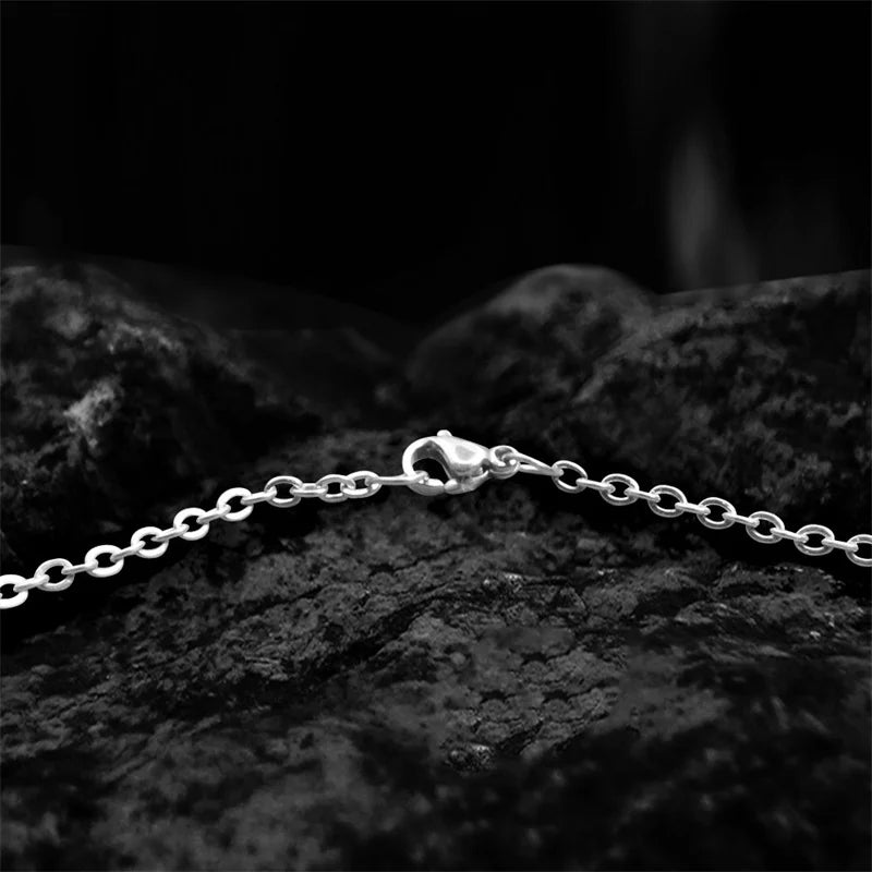 Collier Camée "Éclat d'Antan" en Argent Vieilli ( 6 couleurs )