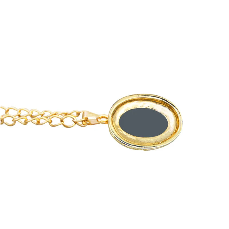 Collier Pendentif Camée "Élégance Royale" ( 6 couleurs )