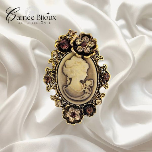 Broche Camée "Éclat Classique" pour Femme